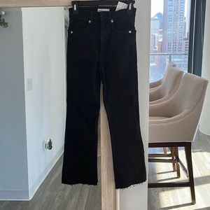 Zara Cropped Flare Jeans